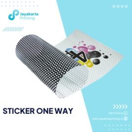 Cetak Sticker Oneway