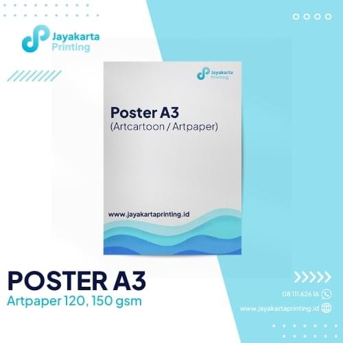 Cetak Poster A3 Artpaper