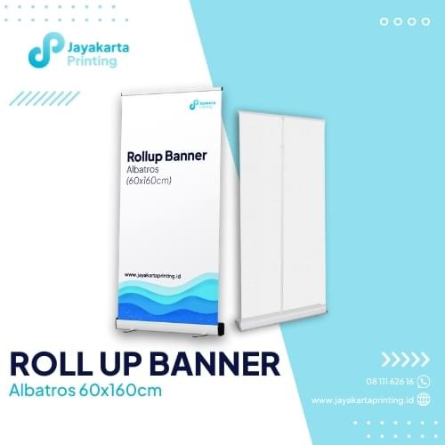 Cetak Rollup Banner Albatros 60x160