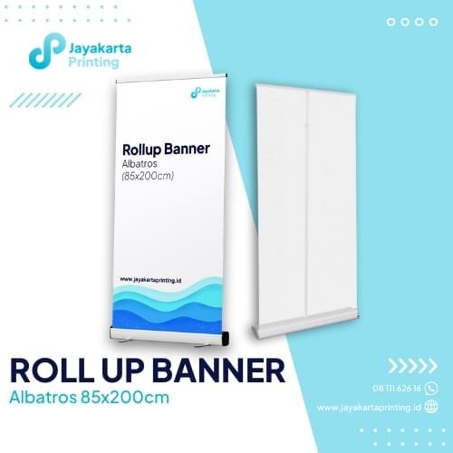 Cetak Rollup Banner Albatros 85x200