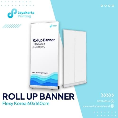 Cetak Rollup Banner Flexy Korea 60x160