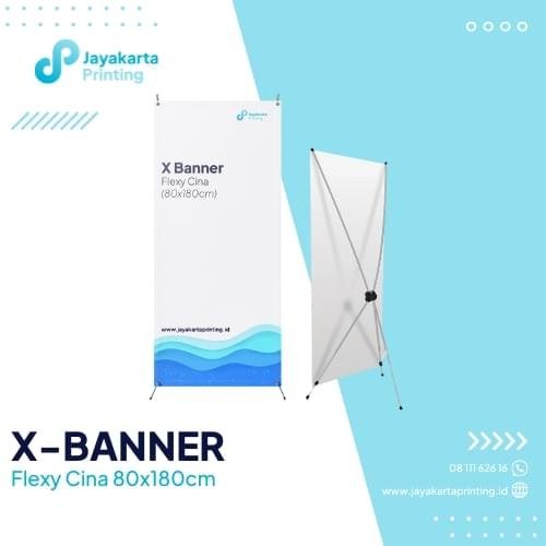 Cetak X Banner Flexy Cina 80x180