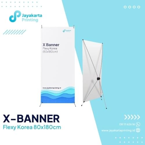 Cetak X Banner Flexy Korea 80x180
